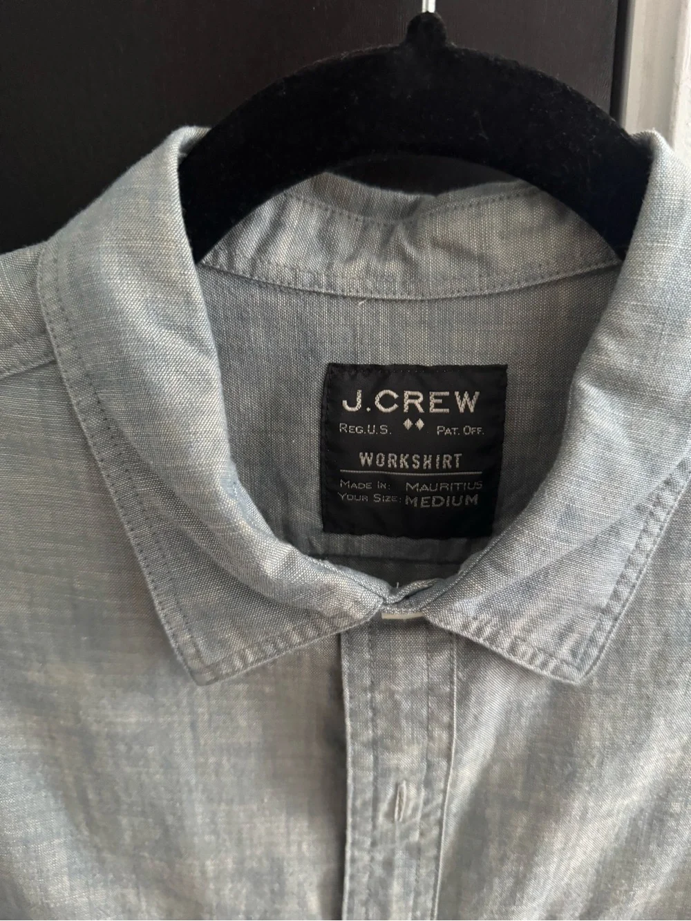 J. Crew Men's long sleeve Cotton Button-Down Shirt